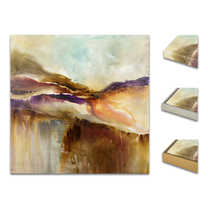 Red Desert Vista Print by Jennifer Hollack Raboin, Stretched Canvas, 48" H x 48" W x 2" D