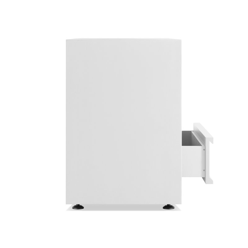 Superchoice 1 Door/3 Drawer Credenza, White