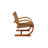Chales Oak Woven Lounge Chair, Brown