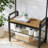 Coat Rack, Hall Tree With Shoe Bench For Entryway, Entryway Bench With Coat Rack, 4-In-1, With 9 Removable Hooks, A Hanging Rod, 13.3 X 28.3 X 72.1 Inches, Honey Brown And Black UHSR040B05