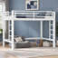 Lit mezzanine simple en métal avec échelle