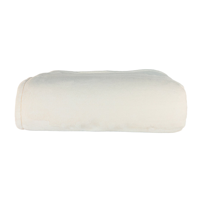 Couverture nuage, Beige, L 108 po x l 96 po