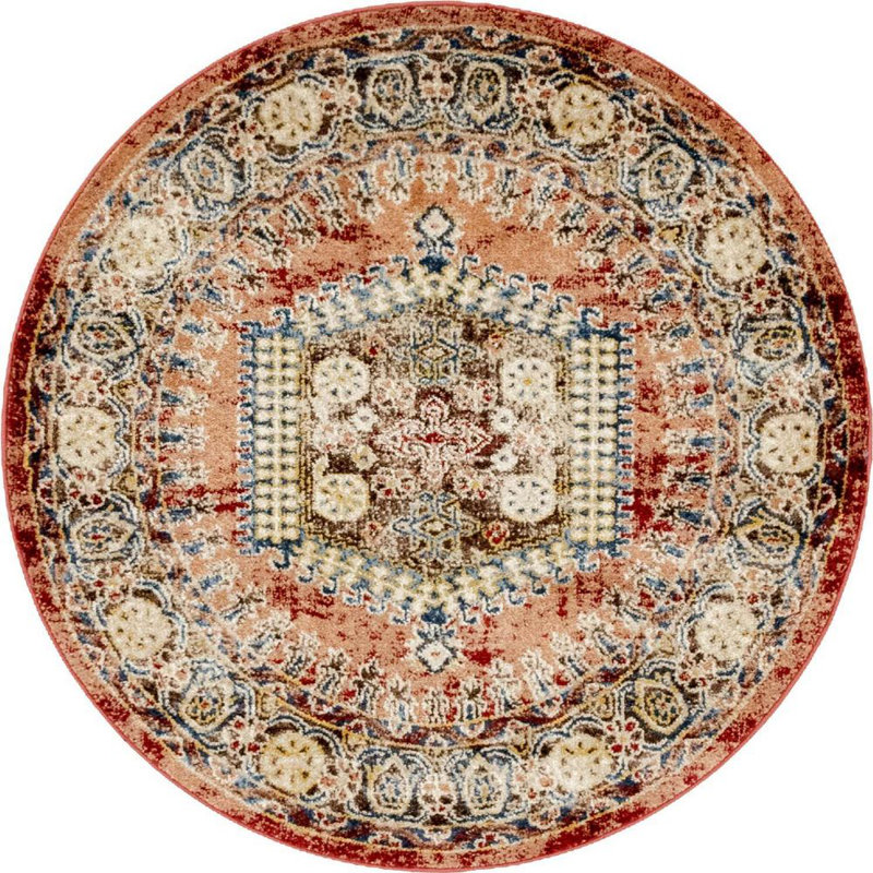 Ulla Oriental Indoor Rug, Round 4'
