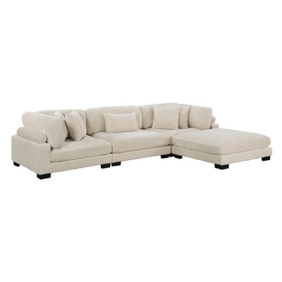 Sumekh 4-piece Modular Sectional With Ottoman