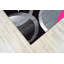 Tapis rose / noir à motif abstrait Mccampbell-40596123