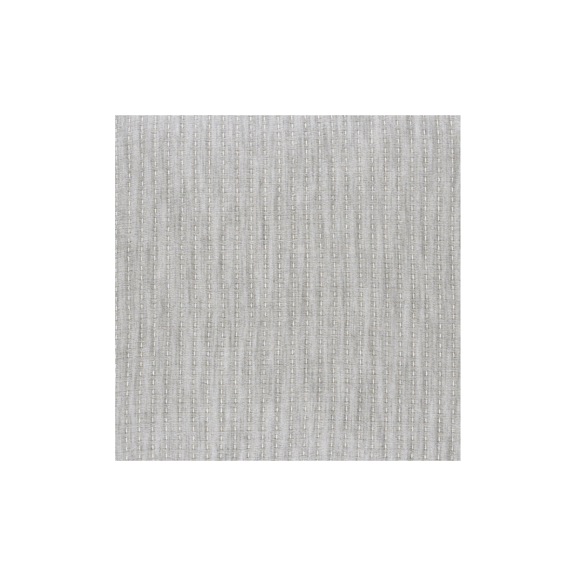 Pick Stitch Matelasse Sham, Gray, Euro