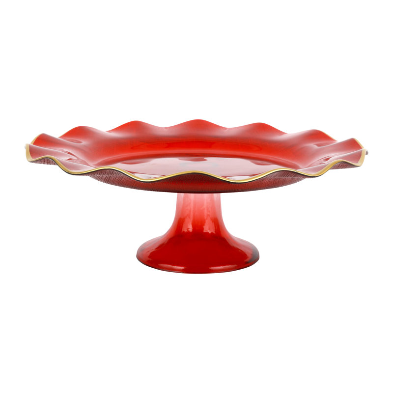 Présentoir à gâteaux en verre Holiday