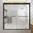 56" - 60" W x 58" H Double Sliding Semi-Frameless Tub Door with Clear Glass-91144336