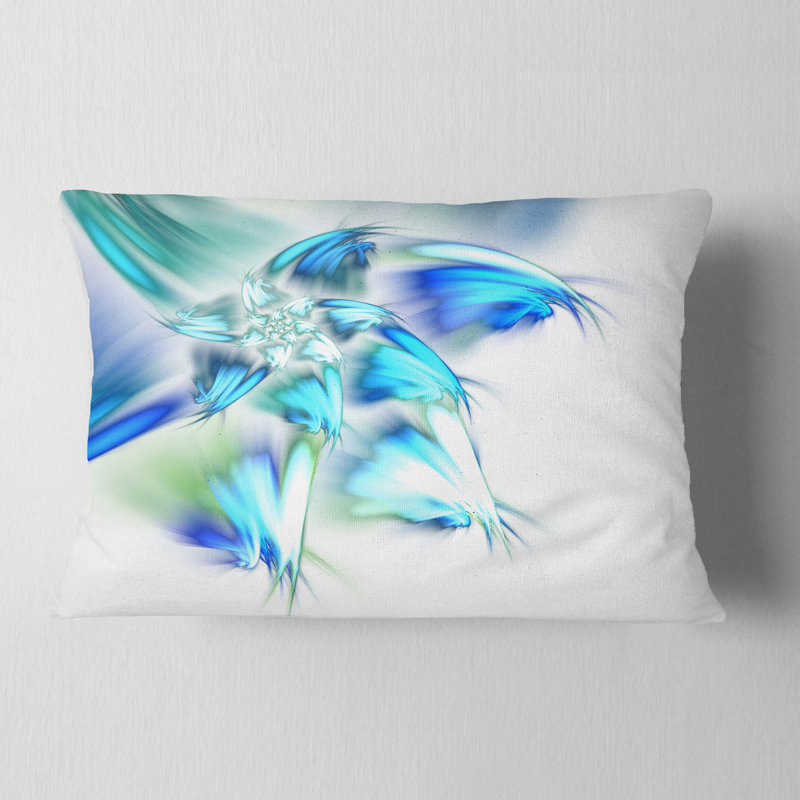 Coussin lombaire floral fractal