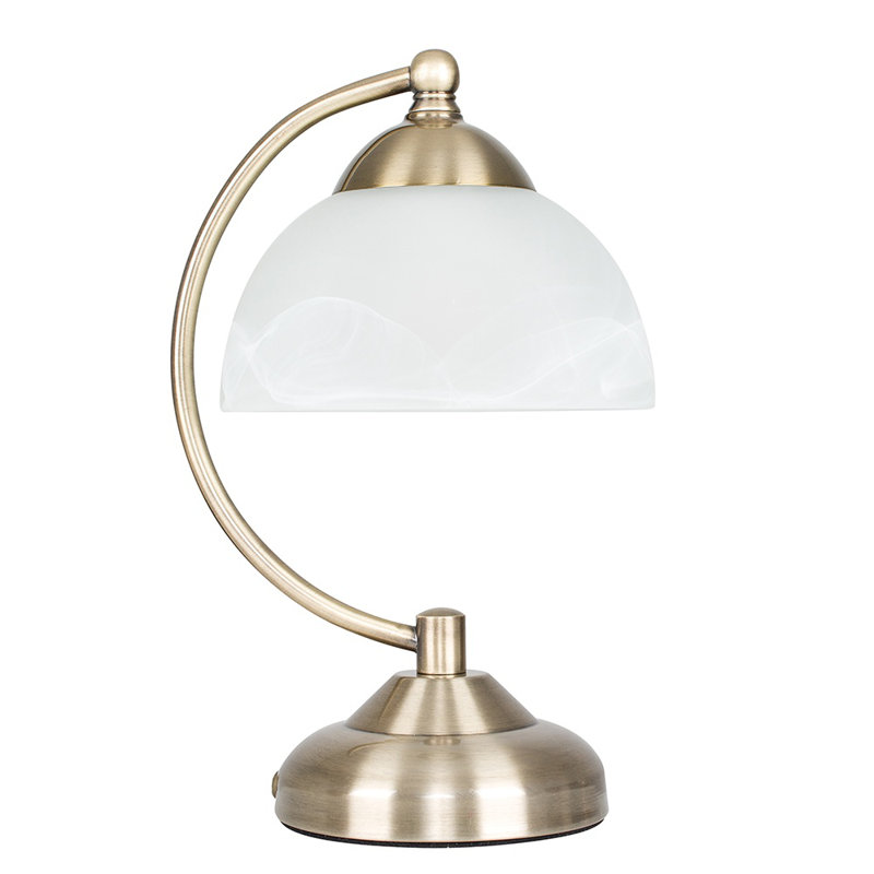 Kala Metal Arched Lamp, Antique Brass