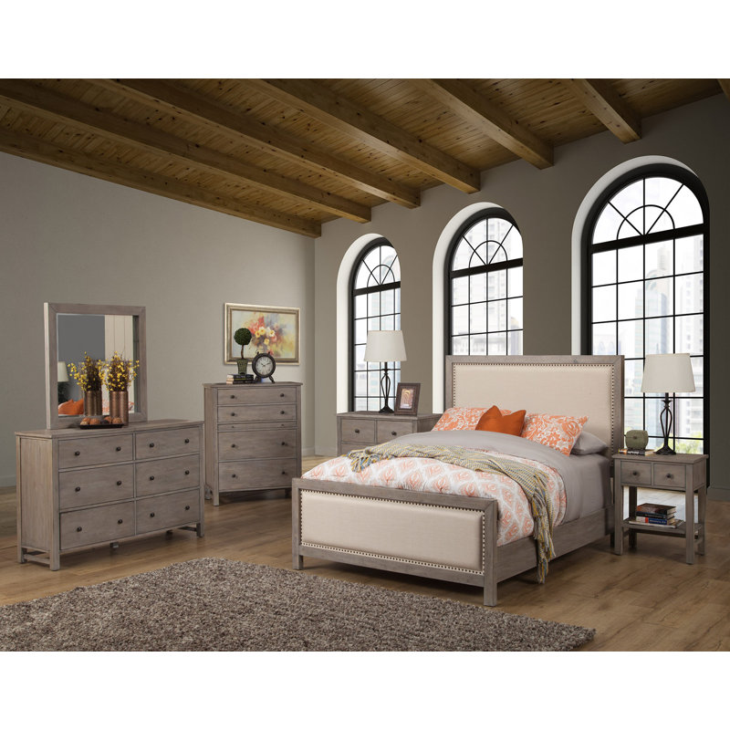 Ensemble de chambre à coucher tapissier standard configurable