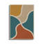 Tapis vert tissé à motif géométrique lavable Mosso-686628736