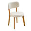Chaise d'appoint de cuisine rembourrée Mid-Century-1076407102