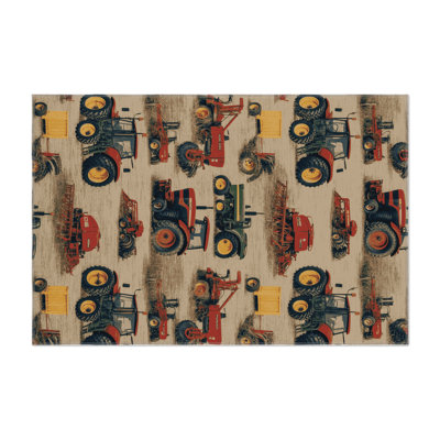 Tapis intérieur et extérieur beige Transport