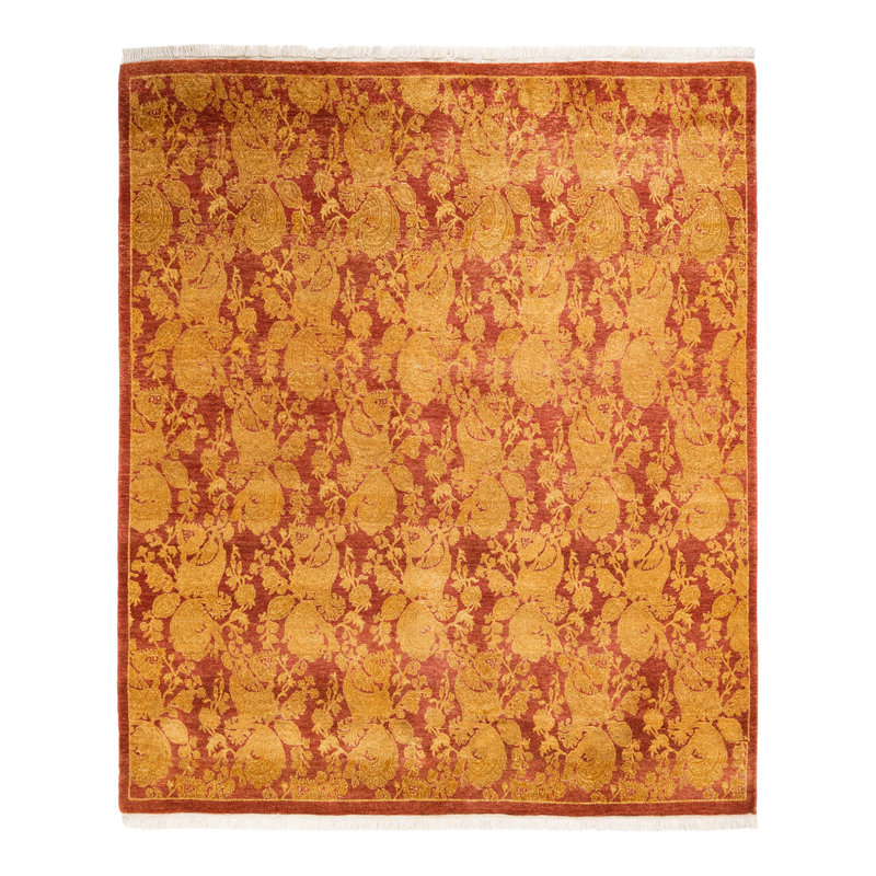 Classic One-of-a-Kind 4' 7" X 4' 9" Hand Knotted Area Rug