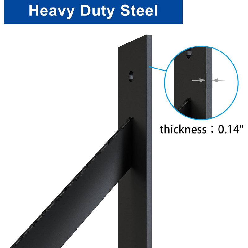 Heavy Duty Gate Corner Brace Bracket, Anti Sag Gate Kit Adjustable Gate Hardware (Doors Not Include)