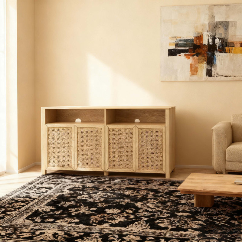Buffet 63 po Mid-Century Modern, Naturel