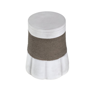 Woven Rope Side Table with sturdy base