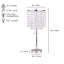 19"H Chrome Crystal Inspired Pull Table Lamp (1Pc/Ctn) (0.43/4.22)-1321135272