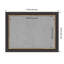 Tableau magnétique encadré brun clair martelé martelé-95846207