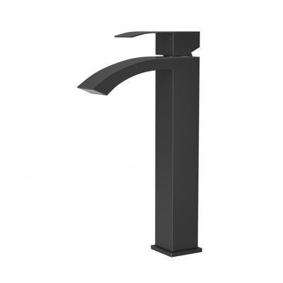 Bothwa Home 11.21" CUPC Certified Single Handle Bathroom Sink Faucet (Matt Black Finish)