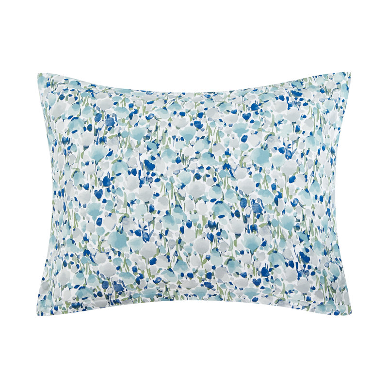Olivia Blue Twin Reversible Cotton Comforter Set