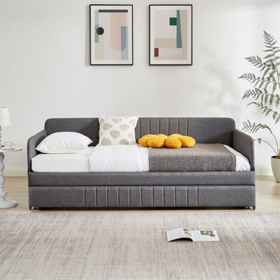 Daybed, Sofa Bed Metal Framed With Trundle Twin Size