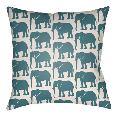 Lolita Elephant Elephant Outdoor Square Pillow Cover & Insert