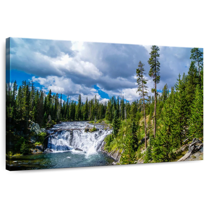 Alvord Moose Waterfalls, 24" H x 36" W