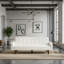 Canapé-lit 74 po Mid-Century-2062433260