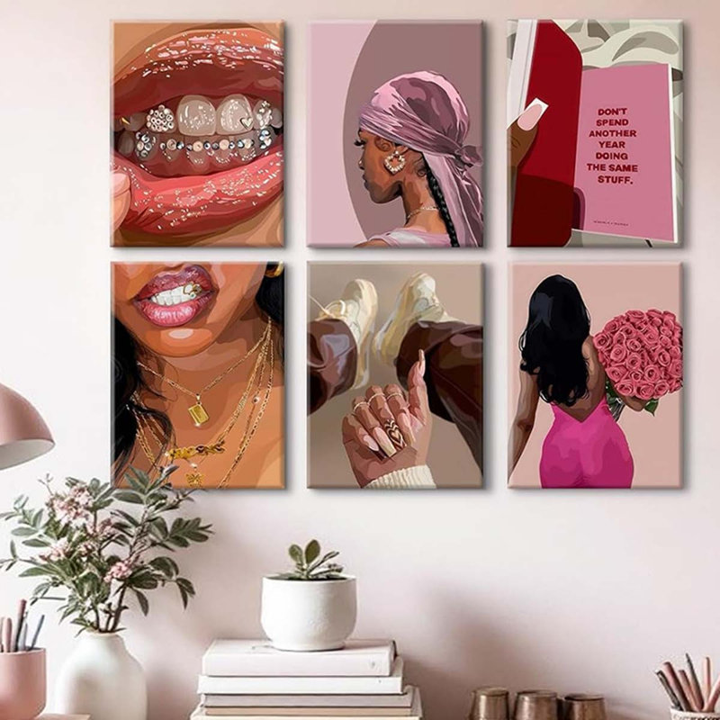 6 Piece Wrapped Canvas Print