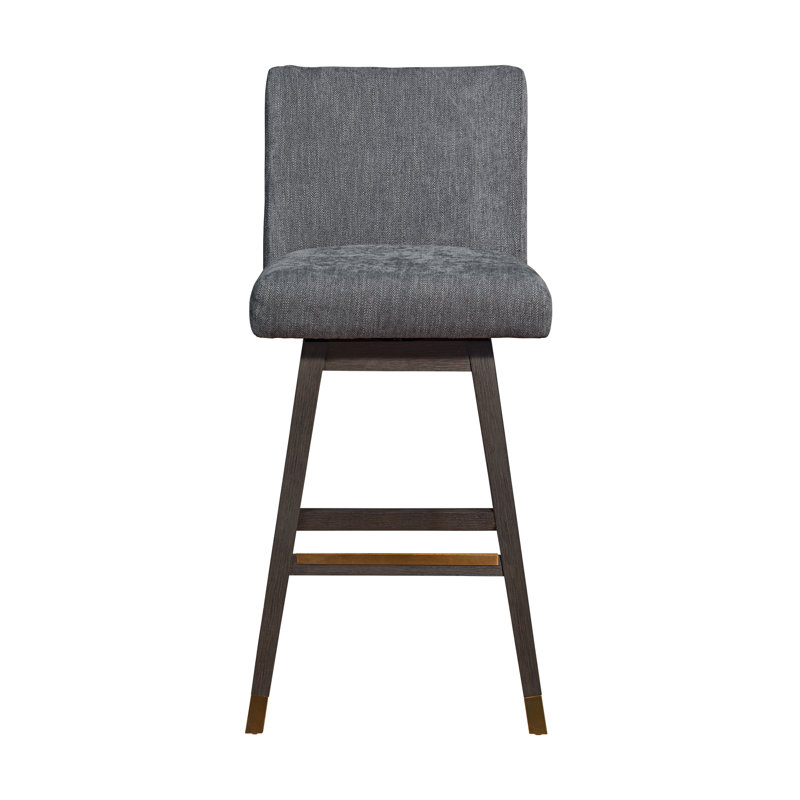 Tabouret de bar Araf, Tabouret de bar (siège d’une hauteur de 30 po), Gris, gris