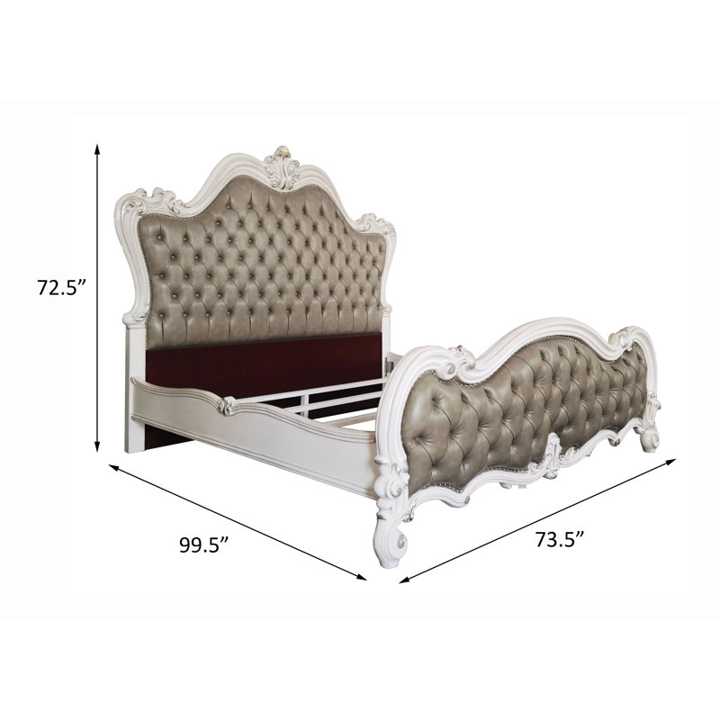 Calvert Vegan Leather Standard Bed, Queen