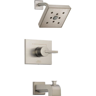 Vero Diverter Shower Faucet Trim with Lever Handle and H2okinetic Technology