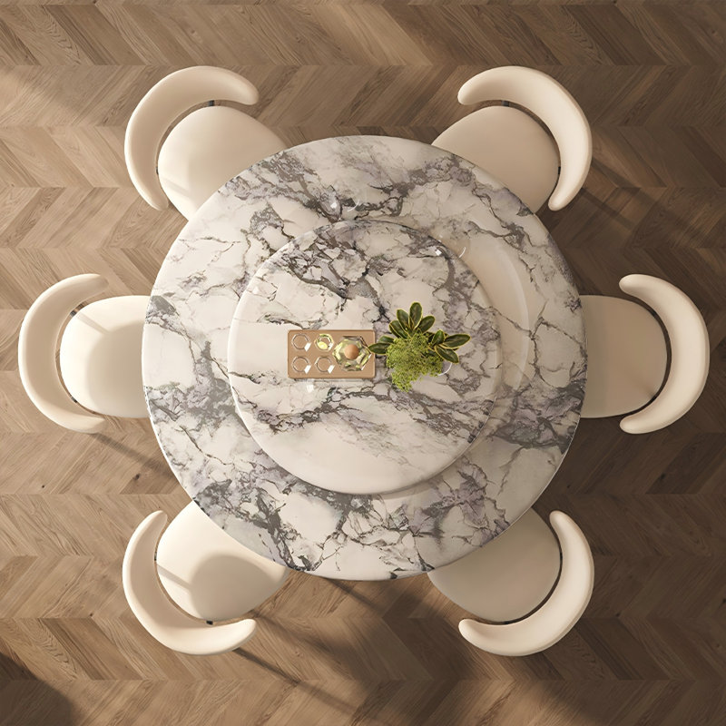 Table de salle à manger Marble, H 29,53 po x L 47,24 po x l 47,24 po