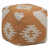Orange/Cream Polyester Blend selected