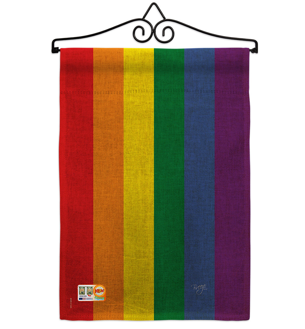 Double Sided 18.5'' H x 13'' W Polyester Garden Flag Breeze Decor