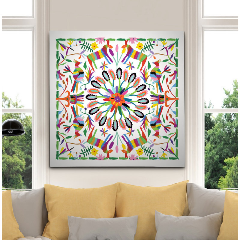 « hallucination ii », peinture, H 24 po x l 24 po x P 1,5 po, Toile tendue