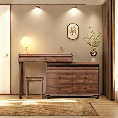 Commode rétro en bois massif