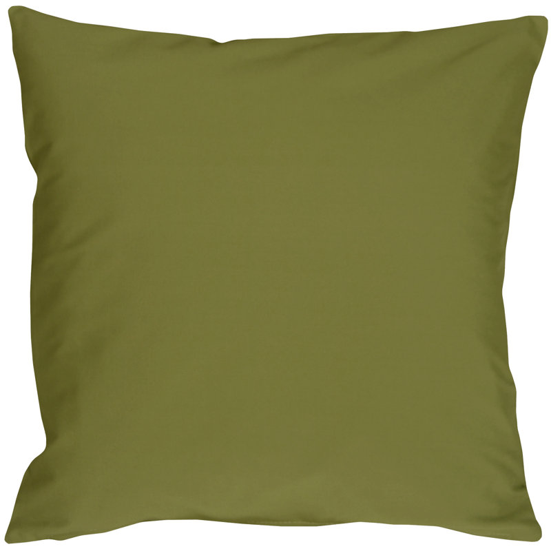 Housse et coussin à recouvrir carré Caravan, H 16 po x l 16 po x P 5 po, Vert olive