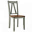 Ensemble de table de salle à manger en bois 6 pièces avec banc long et 4 chaises, style campagnard rustique pour les réunions de famille-349119561-349119925-349119927
