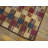 Hooked Wool Antique 1930s American Multicolor Small Scatter Size Rug