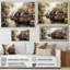 Fire Truck II - Fireman, art mural sur toile-324443401-324443414