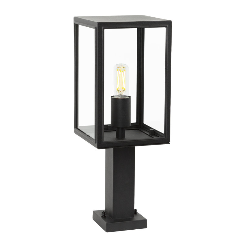 Haney Black Steel Pathway Light