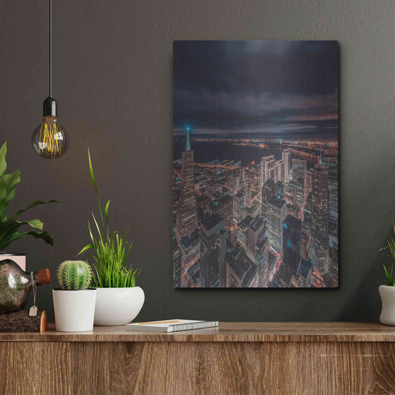 «San Francisco Look Down 5» par Bruce Getty, H 16 po x l 12 po