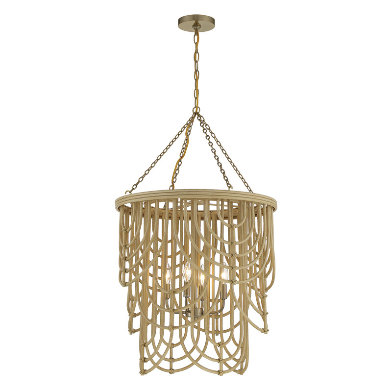 Luminaire suspendu à niveaux unique 4 lumières
