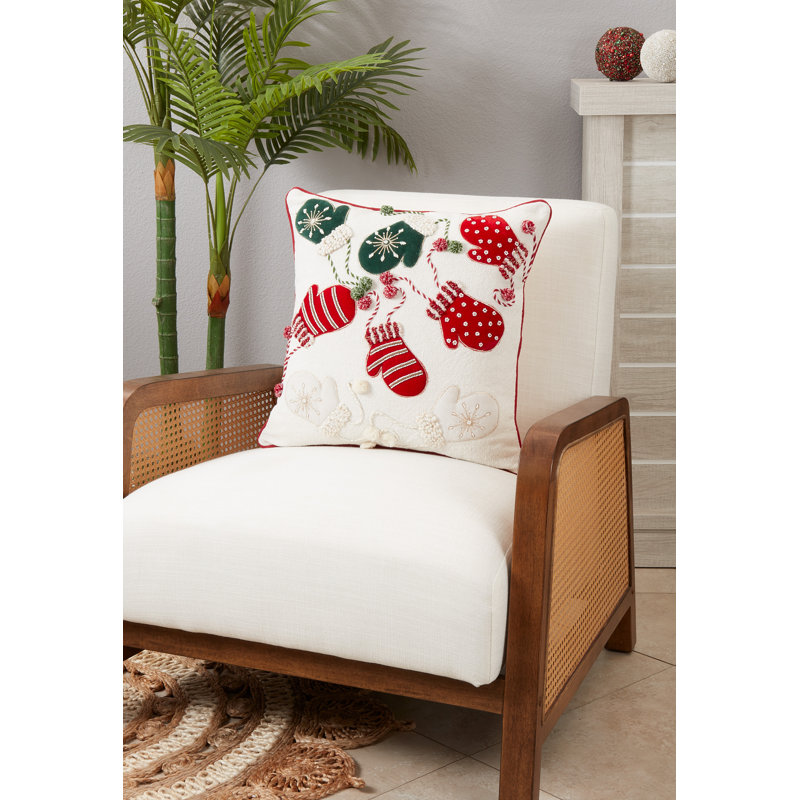 Arista Collection Cotton Throw Pillow, Down Blend