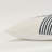 Carlus Striped Cotton Blend Reversible Throw Pillow-657479171