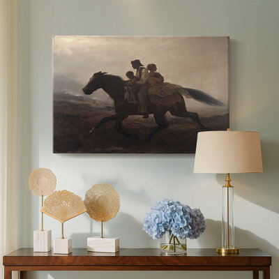 Eastman Johnson "A Ride for Liberty â€“ The Fugitive Slaves" - Museum Quality Gallery Wrapped Canvas Wall Art