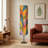 72'' Black Column Floor Lamp